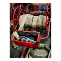 Fire Hose Postcard