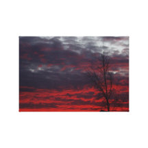 fire in the sky canvas print