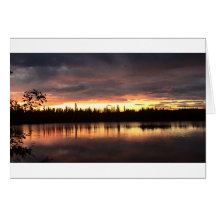 Fire in the Sky Greeting Card