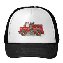 Fire Pumper Rescue Truck Hat