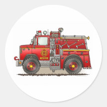 Fire Pumper Rescue Truck Sticker