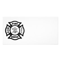 Fire Rescue Customised Photo Card