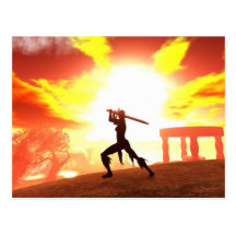 Fire Sky Postcard