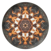 Fire tiles plate