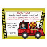 Fire Truck Fun/ Photo Announcements