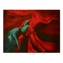 Fire & Water Sacred Dance .... Postcard