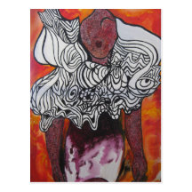 Fire Woman Postcards