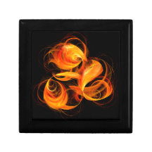 Fireball Abstract Art Gift Box