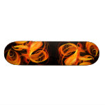 Fireball Abstract Art Skateboard