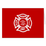 Firefighter EMT Greeting Cards