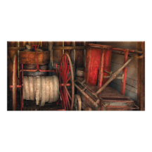 Firefighter - Fire Brigade Personalised Photo Card