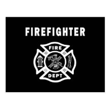 Firefighter Fire Dept Postcards