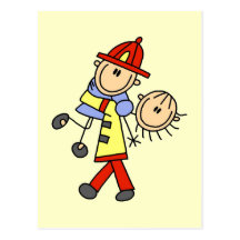 Firefighter Saving Lives T-shirts and Gifts Post Card