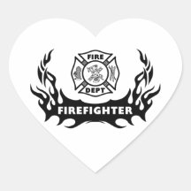Firefighter Tattoo Stickers