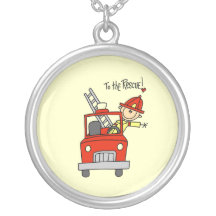 Firefighter to the Rescue T-shirts and Gifts Pendants