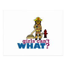 Firefighter Women Postcards