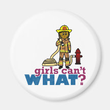 Firefighter Women Refrigerator Magnets