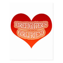 Firefighter's Girlfriend Post Cards