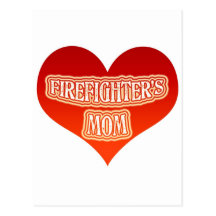 Firefighter's Mum Post Card