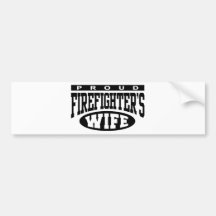 Firefighter's Wife Bumper Sticker