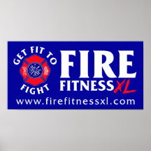 FireFitness XL 36" x 24" Poster