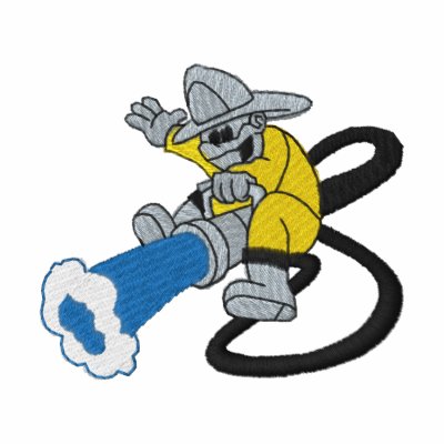 Fireman and Hose Polo Shirt