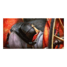 Fireman - Hat - South Plainfield Fire Dept Customised Photo Card
