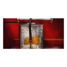Fireman - Indian Pump Personalised Photo Card