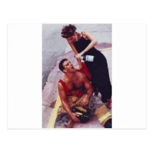 fireman post card