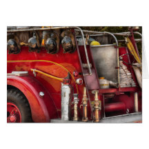 Fireman - Ready for a fire Greeting Card