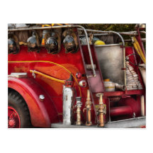 Fireman - Ready for a fire Postcards