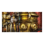 Fireman - The Steam Boiler Custom Photo Card