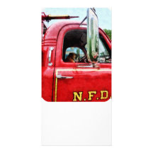 Fireman's Best Friend Photo Card Template
