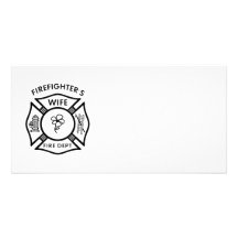 Fireman's Wife Photo Greeting Card