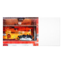 Firemen's Tools of the Trade Photo Card