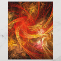 Firestorm Abstract Art Flyer