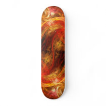 Firestorm Abstract Art Skateboard
