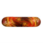 Firestorm Abstract Art Skateboard