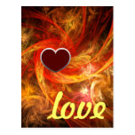 Firestorm Love Postcard