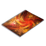 Firestorm Nova Abstract Art Notebook
