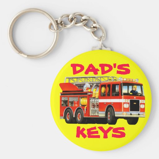 Firetruck Keychain