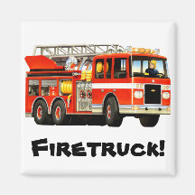 Firetruck Magnet