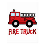 Firetruck Postcard