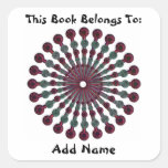 Firework Bookplate Sticker
