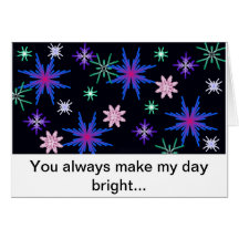 Firework frendship card