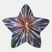 firework star shaped stickers