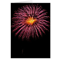 Firework Tears Greeting Cards
