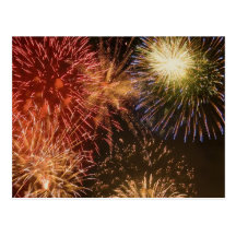 Fireworks (3) post cards