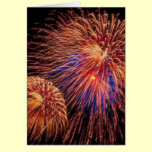 Fireworks 4th of July Card cards