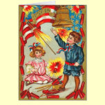 Fireworks 4th of July Card cards